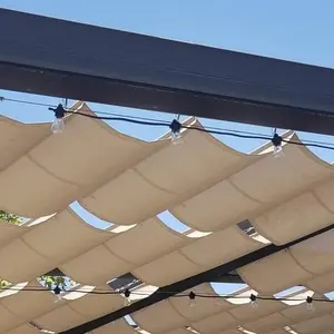 Kanopi Gelombang Bisa Digulung Bahan Cordura Ukuran 8,5x5,5 Meter | Solusi Praktis untuk Outdoor dan Taman