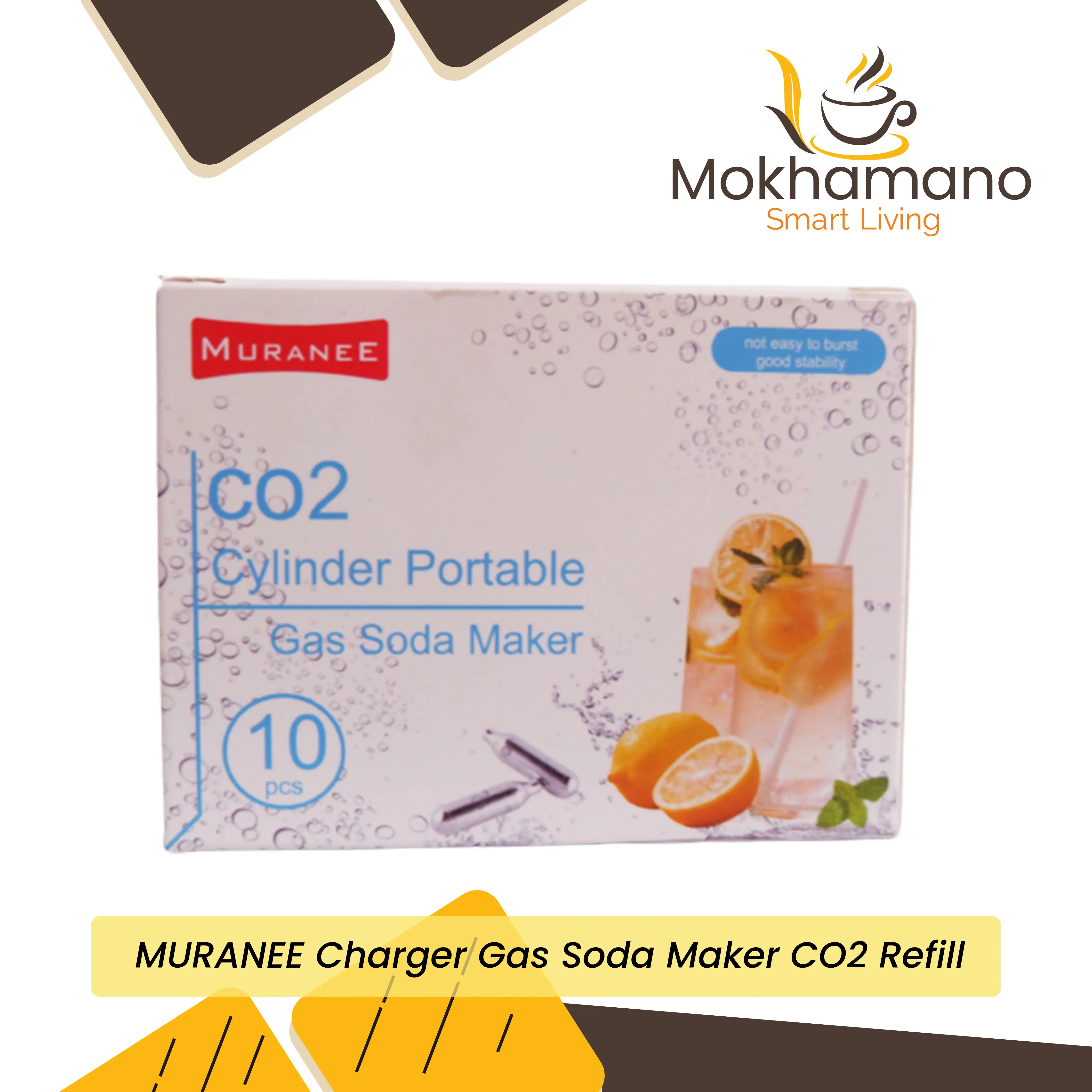 MURANEE Charger Gas Soda Maker CO2 Refill Pack Kapsul Pembuat Soda