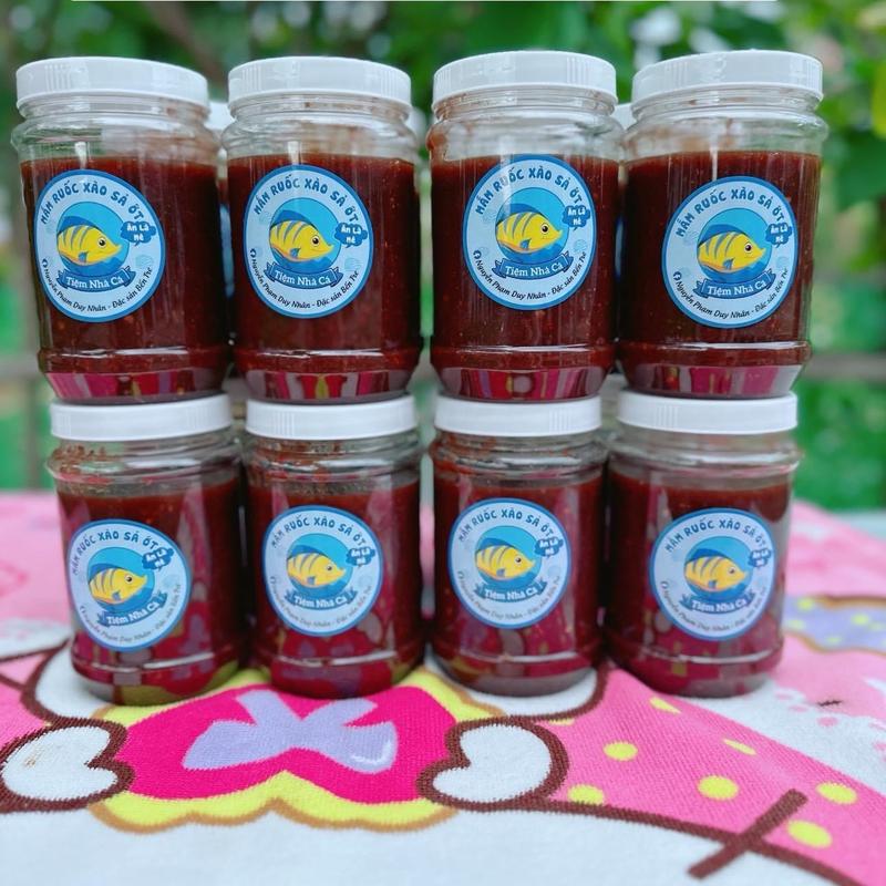 Mắm Ruốc Xào Sả Ớt Ngon Đặc Biệt - Hủ 500gr