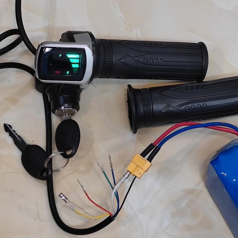 Tay ga báo pin 24V dùng cho tất cả các xe đạp có áp 24V đến 29.4V Gắn Xe Đạp Đạp Xe Đạp Sports Cacbon 6