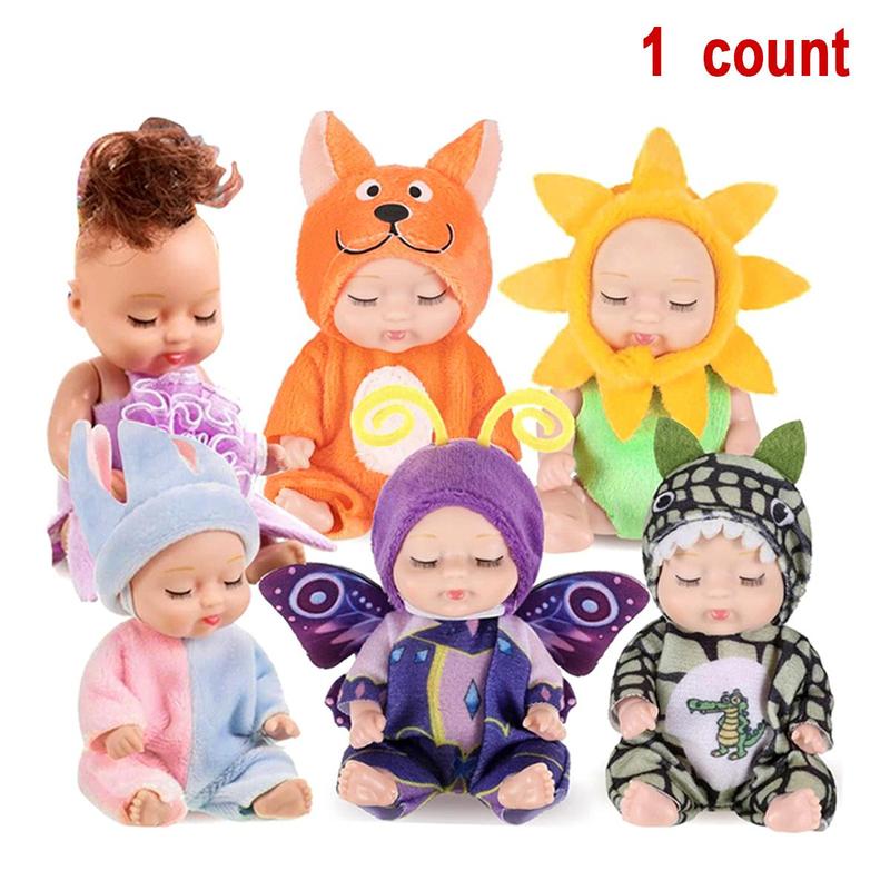 Replaceable Clothes Cute Dolls, Soft Plush Cloth Dolls, Movable Joints Sleeping Doll, Comfortable Realistic Dolls, Fun Creative Birthday Gifts 0