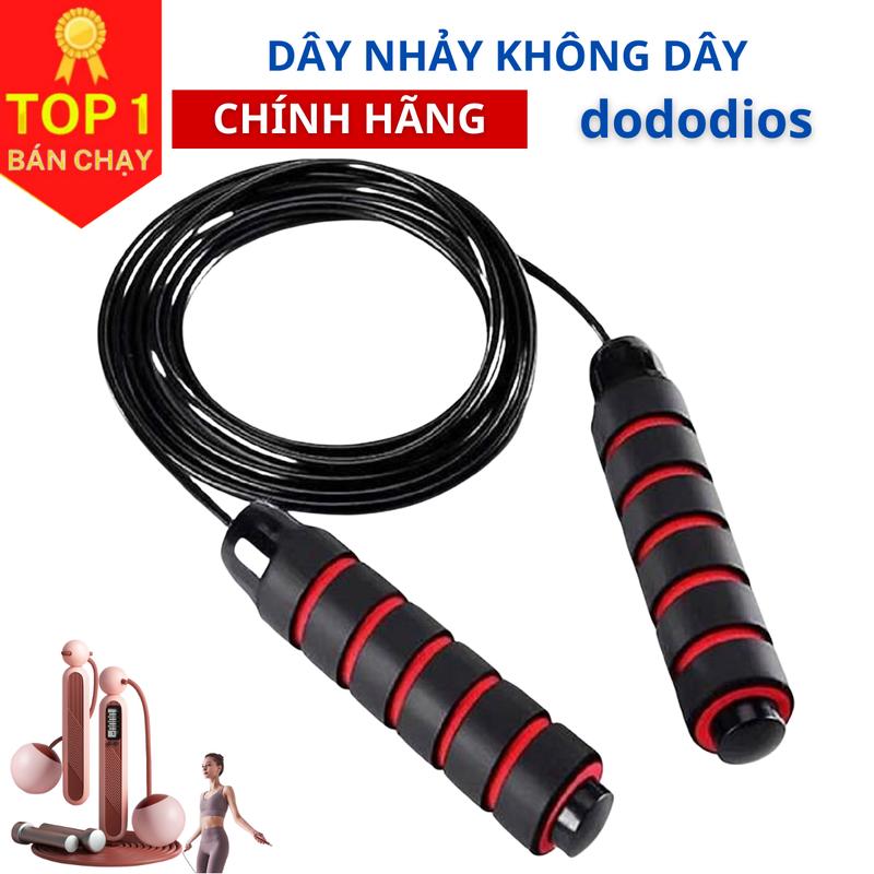Dây nhảy không dây đếm số dododios đo Calo thể dục giảm cân tại nhà có tạ sắt và dây lõi thép 7