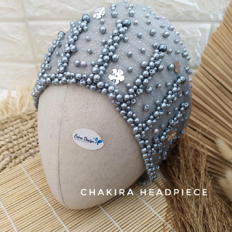 Chakira Headpiece / headpiece mutiara / headpiece pengantin 4