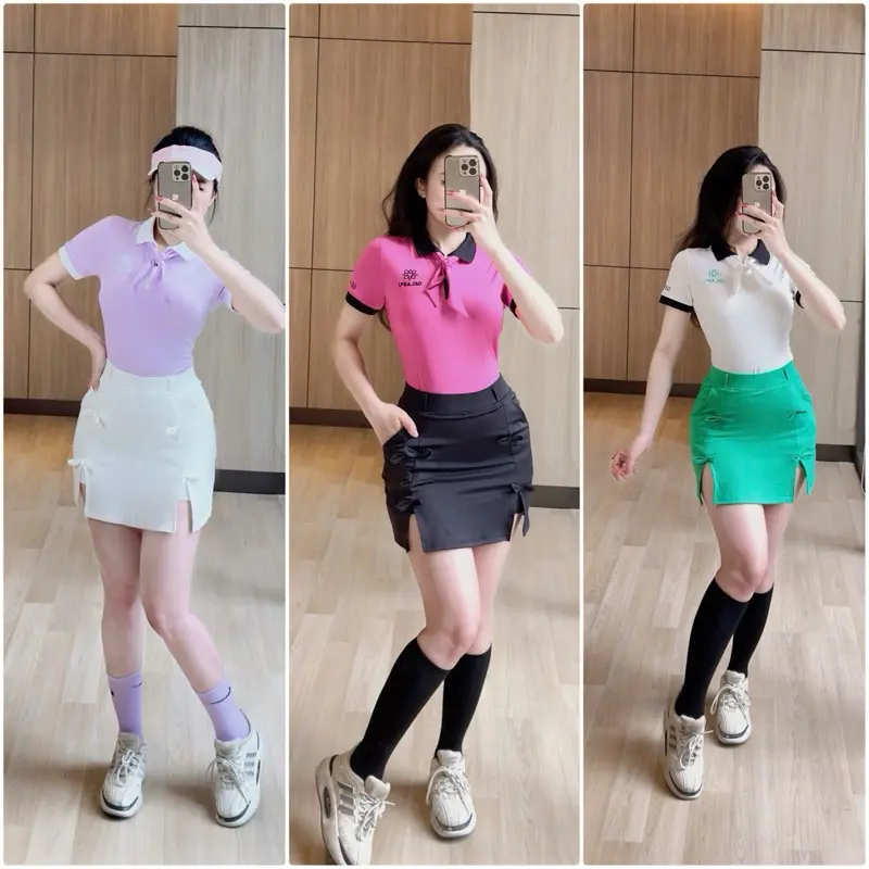 Bộ đùi váy áo cộc tay mặc chơi Pickleball, Tennis, Golf đồ  thể