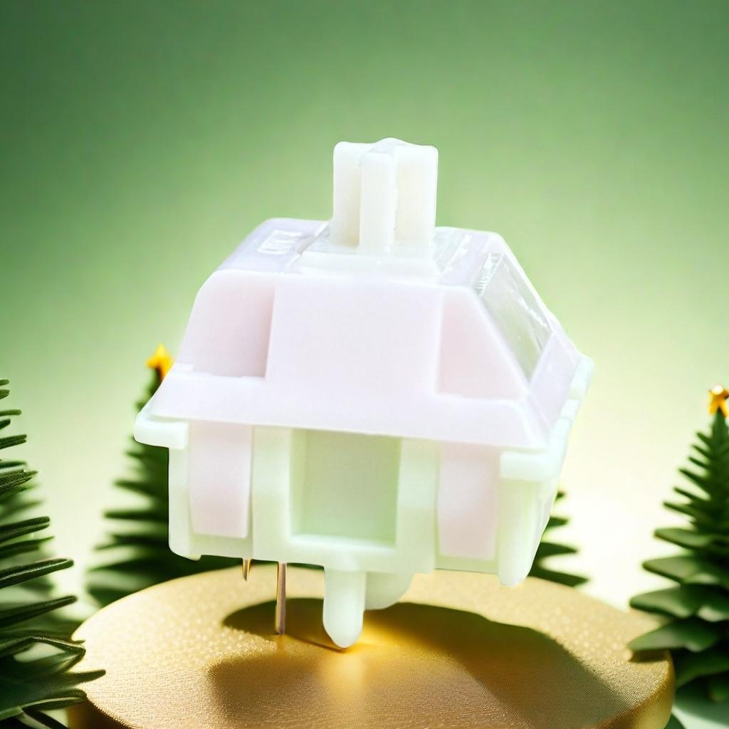 Linear Switch V2, MMD VIVIAN, 43g, 5pin, โรงงานล้าง, พร้อมไกด์ไลท์, เสียง HiFi, สลับร้อน, ประเภท MX,