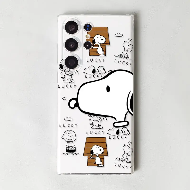 Line   Galaxy S24ultra phone case anti drop silicone s23/s22all inclusive transparent soft