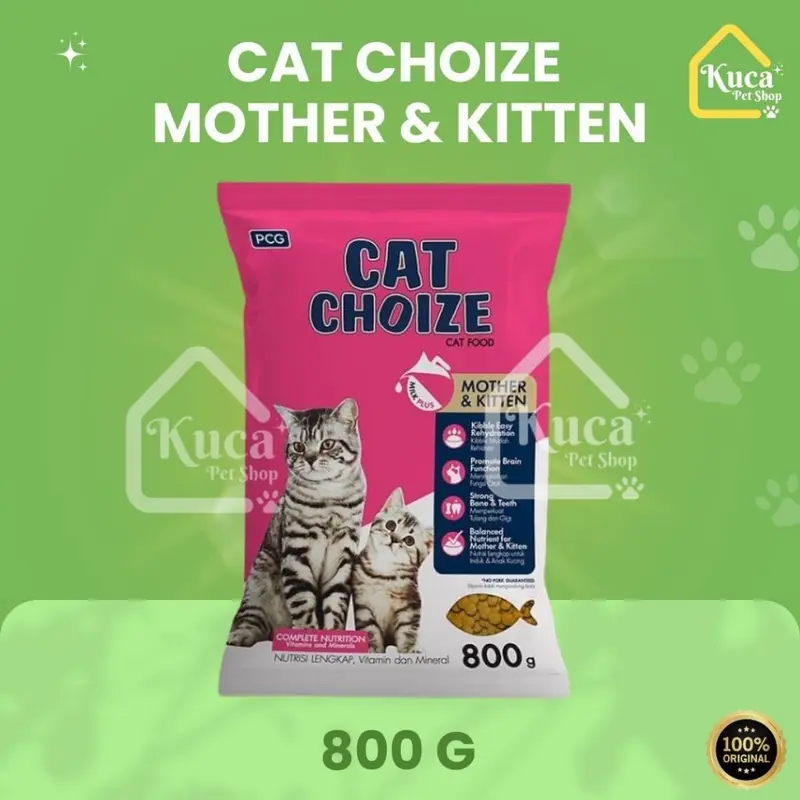 Cat Choize Adult Tuna 800g Makanan Kucing Dewasa Kering Cat Dry Food Cat Choice Adult Salmon 800 gr 3