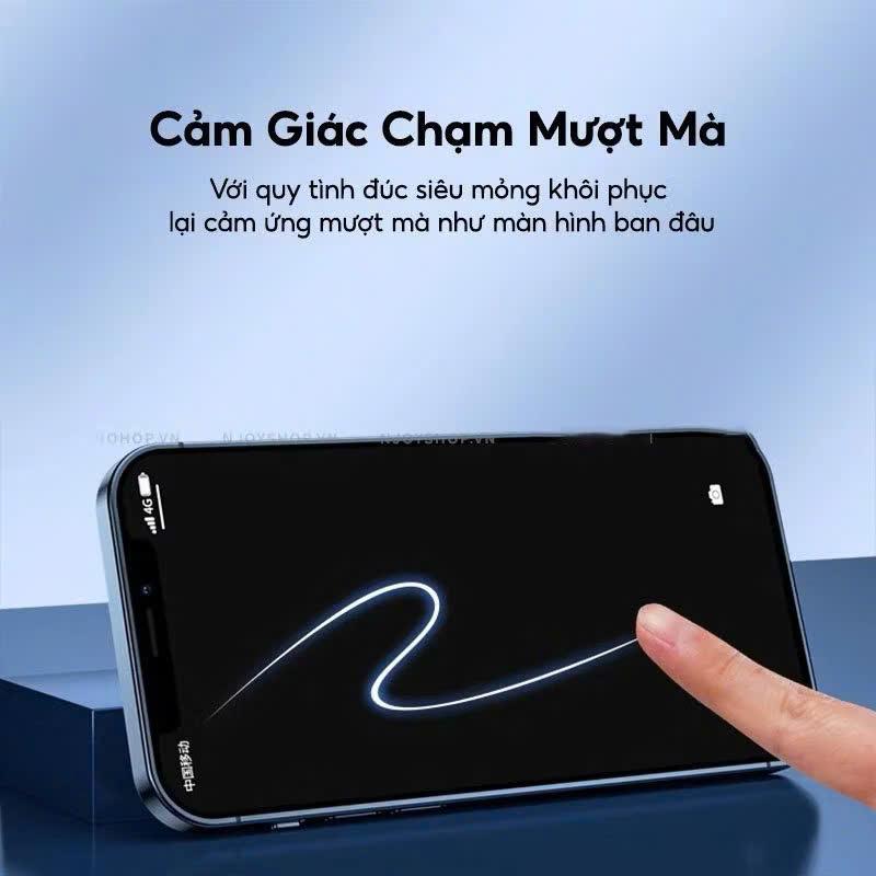[Tặng 1 Kính] SET 5 Kính Cường Lực Tự Dán KINGKONG GLASS Chống Nhìn Trộm Có Khung Trợ Dán Full Màn Iphone 5