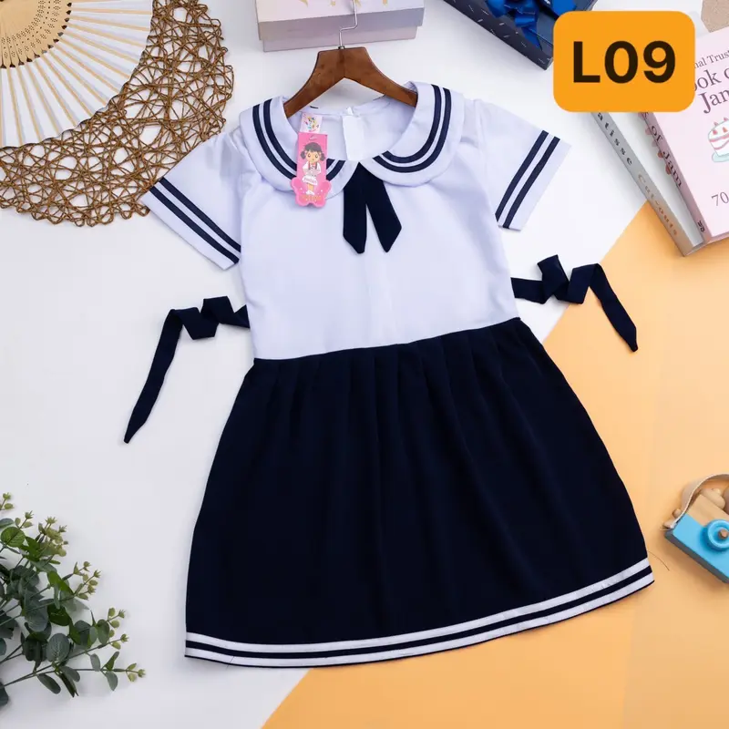 LT01- Váy Liền Thân cho bé gái cấp 1-Đồng phục học sinh 4
