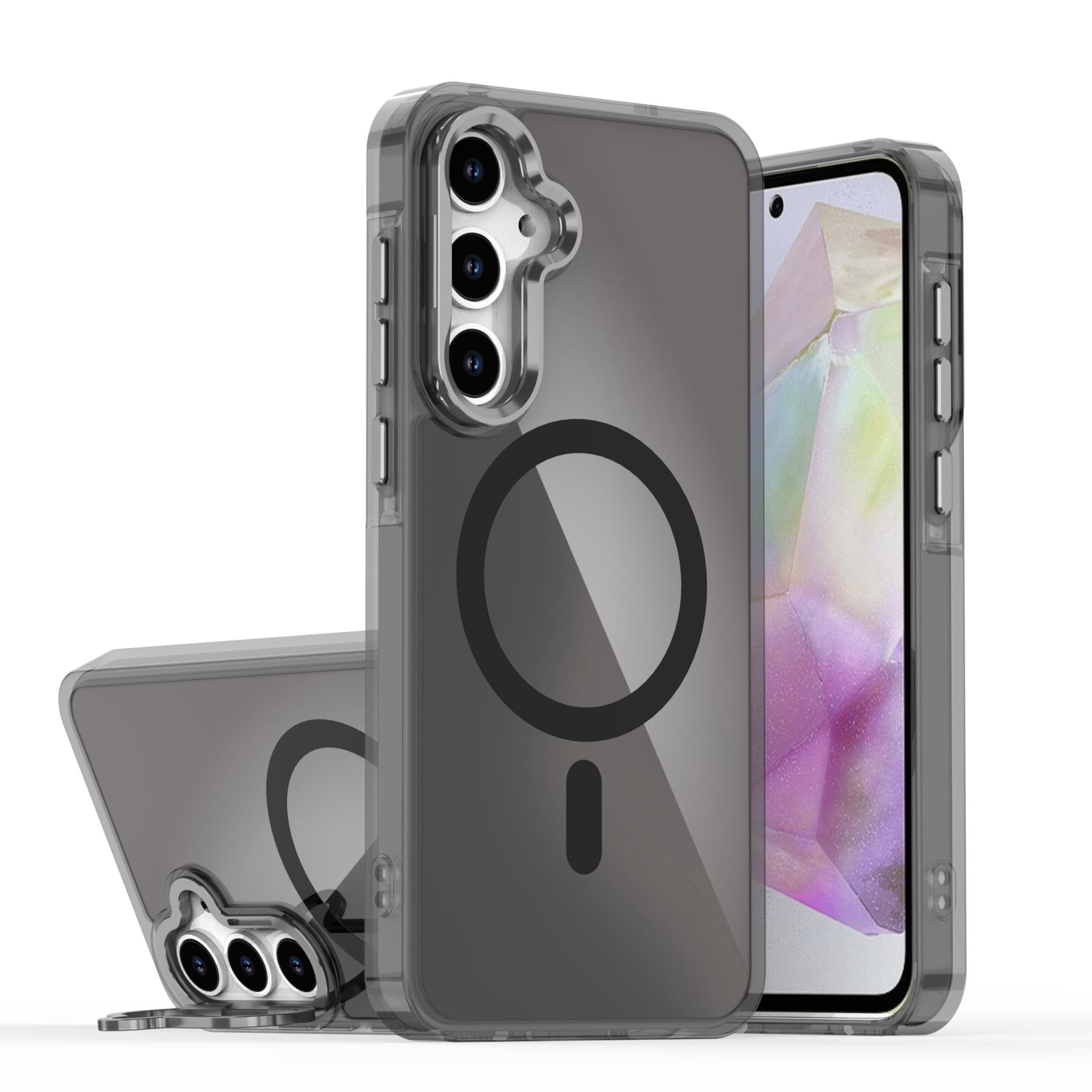 เคสโทรศัพท์เปลี่ยนสี พร้อมที่ยึดโลหะ เข้ากันได้กับ Samsung S25 Ultra, S24 ultra, S23 ultra, A56 5G, 