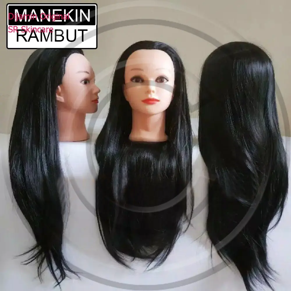 AMORI / Manekin Rambut (Patung Kepala) (Rambut Palsu) (Belajar Pangkas & Model Rambut)