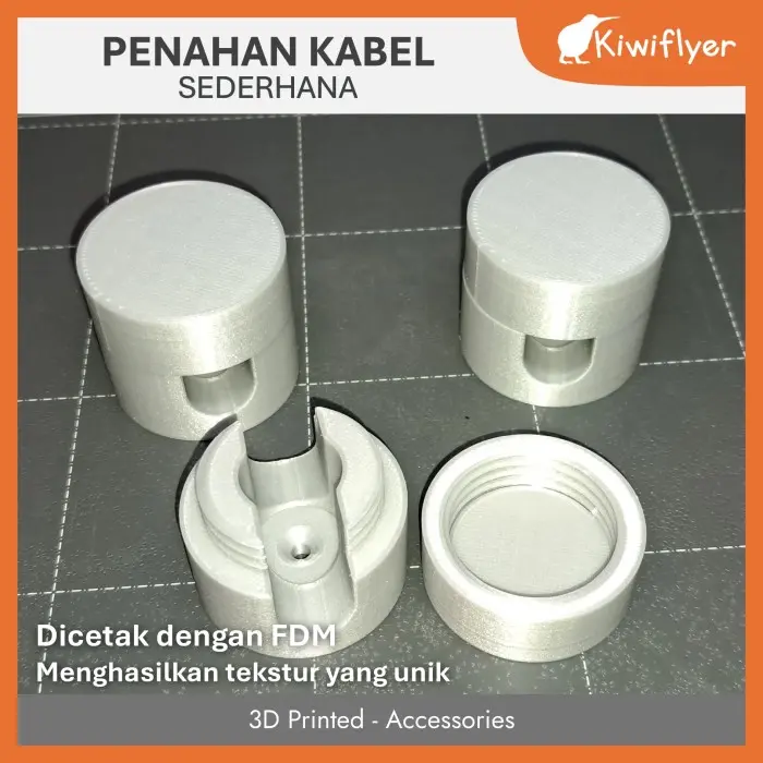 Klip / Penahan Kabel - Cable Mount / Clip / Holder - 3D Printed 7