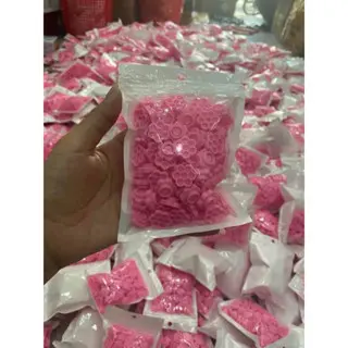 Nút đựng keo nối mi hoa mai( bịch 50c),giúp keo luôn tươi mới