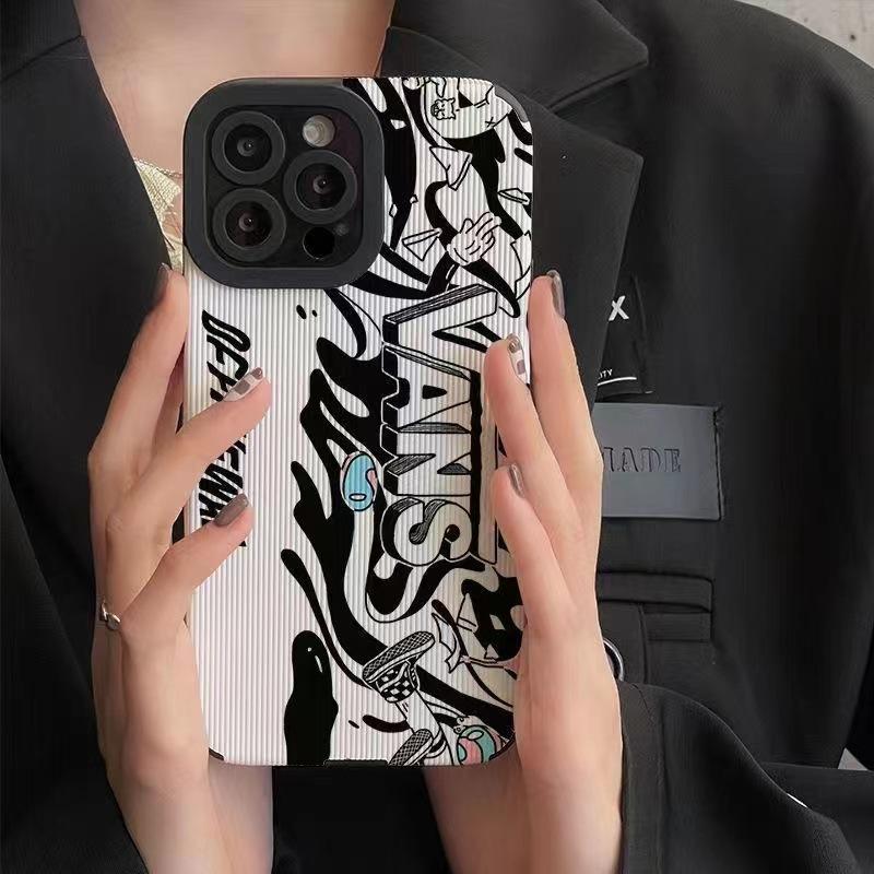 Product Introduction of Apply Popular Logo In Black And White Vance IPhone15Promax Following From Apple Case 7/8 / X/XS/XR / 11/12/13/14/15 Mobile Casing Accessories Protector Cover Handheld Protection Protective Phonecase Cellphone 1