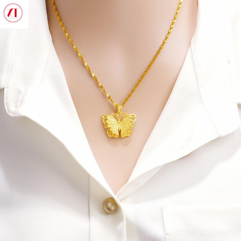 Loket Rama Rama Kalung Loket Rama-rama, Barang Kemas XT Korea, Bersalut Emas - TikTok ...