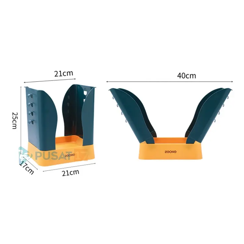 PUSAT17 TONG SAMPAH MAGIC / TONG SAMPAH LIPAT ADJUSTABLE / TEMPAT SAMPAH PLASTIK PORTABLE / PEMBUANGAN SAMPAH DAPUR PLASTIK ROLL / TRASH BAG 5