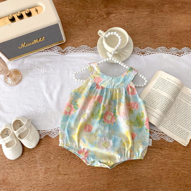 Product Introduction of Baby Girls Newborn Baby Romper Toddler Infant Jumpsuit Sleeveless Outfits Bodysuit Clothes 17