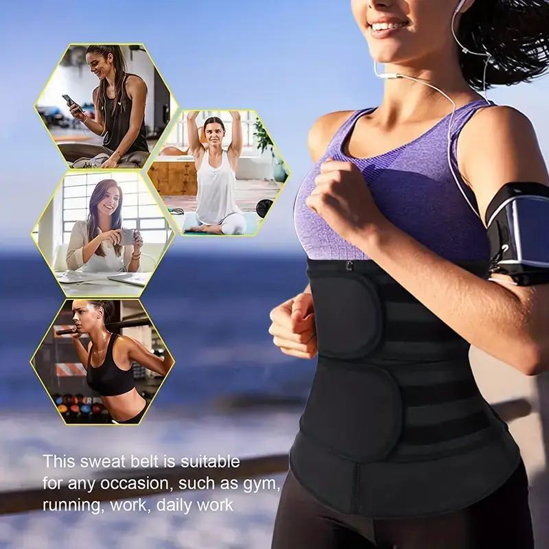 Product Introduction of Sweat Waist Trainer, Tummy Control Waist Cincher, Body Shaper for Women, Exercise Machine Attachments, Gym Accessories 3