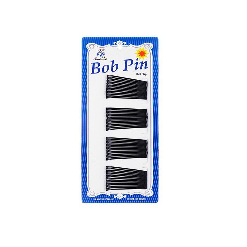 Vỉ 60 kẹp tóc ghim tăm đen  - Kẹp tăm màu đen thiết kế đơn giản xinh xắn