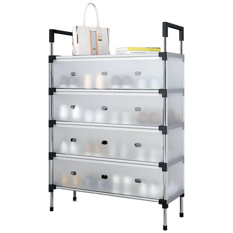 Kệ Inox 5 Tầng Có Vách Ngăn Chắn Bụi Giá Inox Để Giày Dép 5 Tầng Có Nắp Đậy Tủ Giày Thế Hệ Mới Kitchen kegiay 5tang ke dung