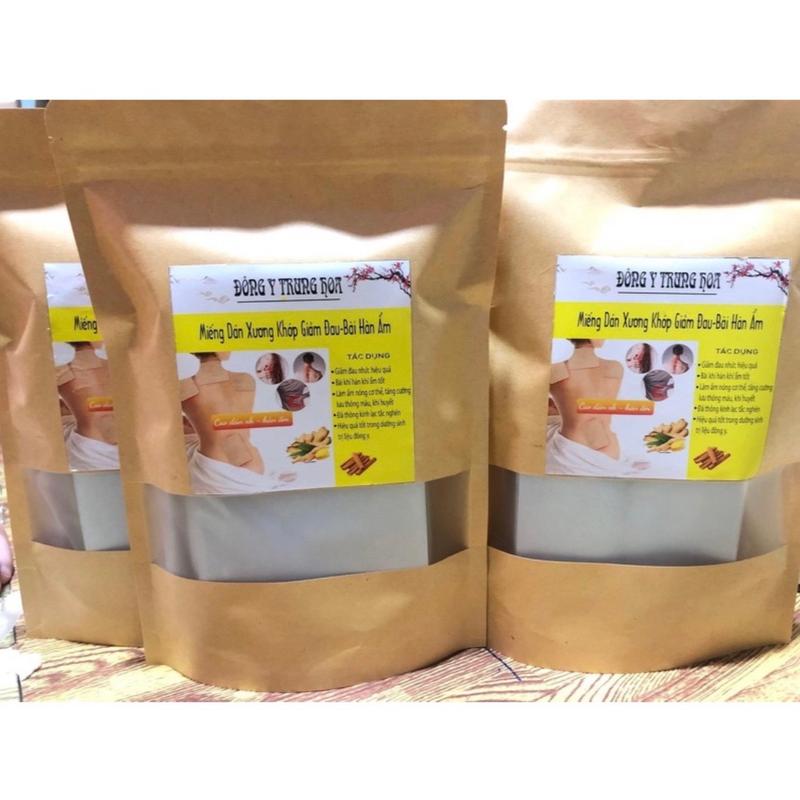 Miếng dán đau nhức xương khớp loại 100 miếng - Tặng kèm 1 lọ tinh dầu ngải 10ml