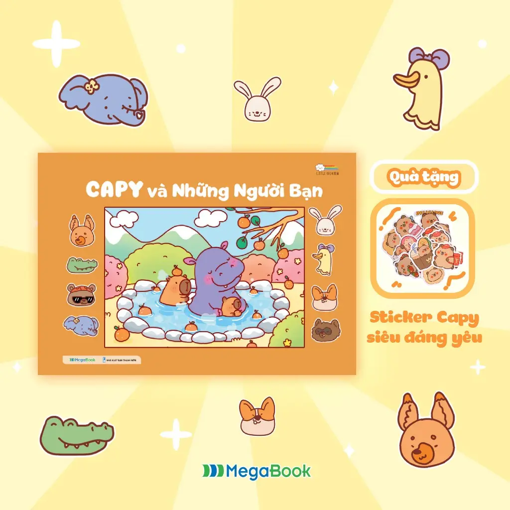 Sách - Tô Màu Capy và những người bạn - MGB