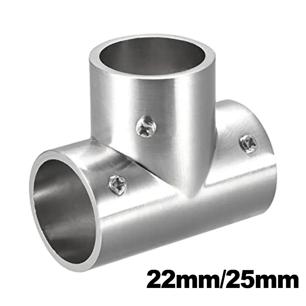 <New products in May>316 Stainless Steel Pipe Tee Connector for Yacht Outdoor Bimini Jacking Fastener