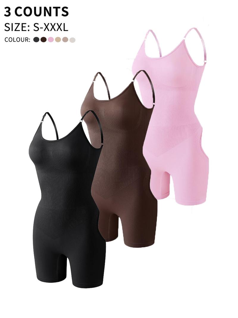 Product Introduction of Women's Solid Color Shapewear Romper, Tummy Control Butt Lifting Shaper, Women's Shapewear for Daily Wear 5