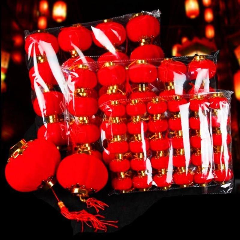 Dây Lồng đèn led đèn lồng đỏ treo trang trí dài 5m loại 16 bóng- Treo trang trí Tết 1