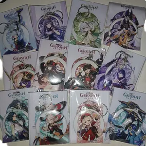 Gantungan Kunci Pin Genshin Impact Bisa request karakter