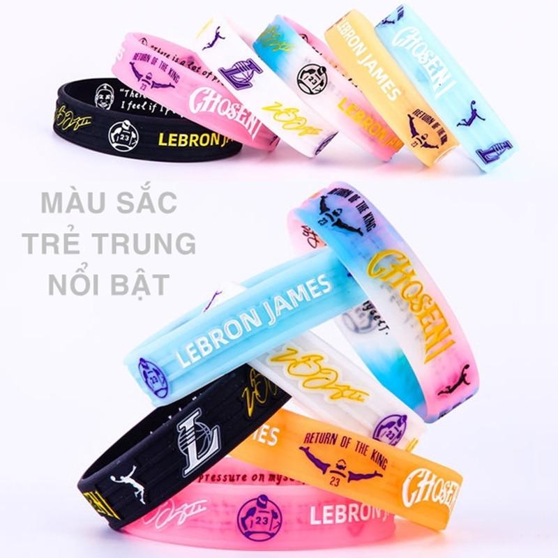Vòng Đeo Tay Phát Sáng, Vòng Tay Cao Su Thể Thao Phản Quang Bóng Rổ Nam Nữ PRO SPORT 6