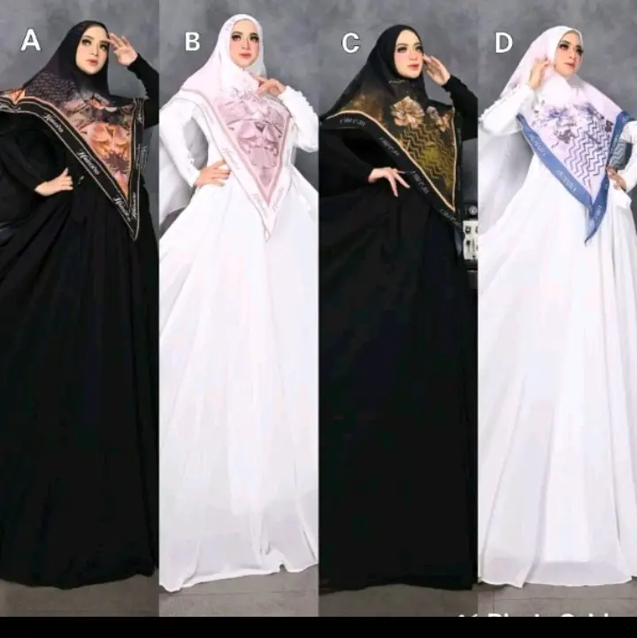 gamis syari alisya series by humairah