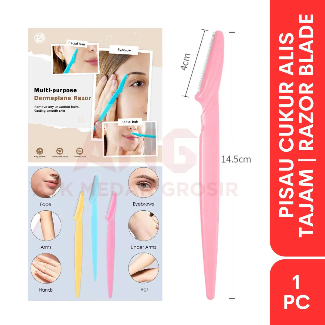 PISAU CUKUR ALIS MATA TAJAM PER PCS | ALAT CUKUR RAZOR BLADE - Shop ...