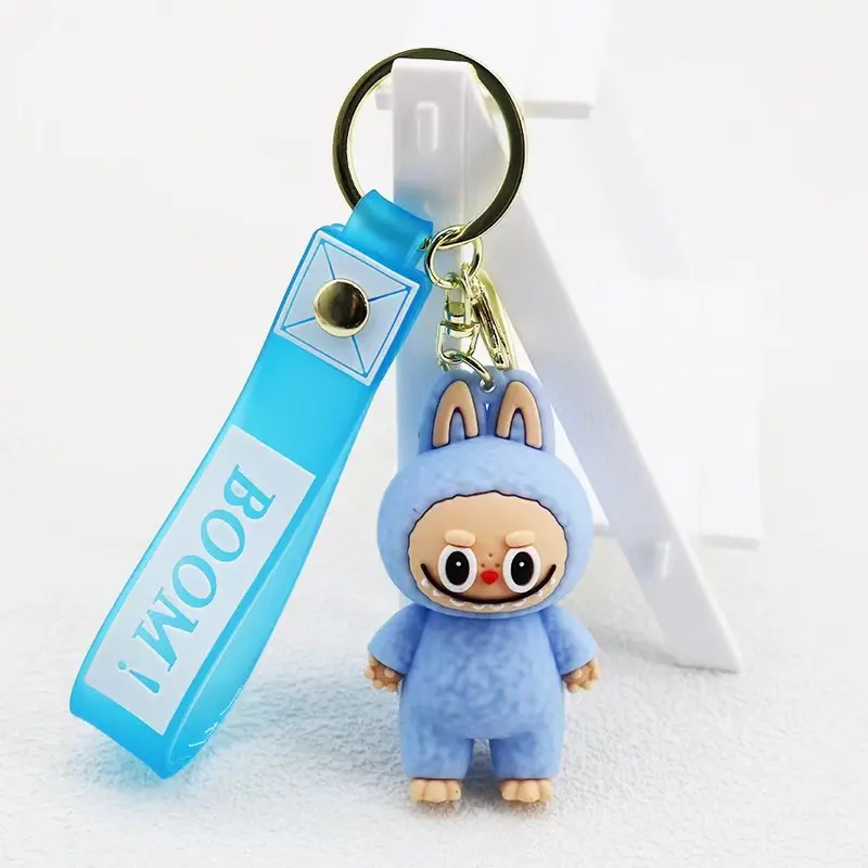 Mặt Dây Chuyền Móc Chìa Khóa Cừu Rab, Phong Cách Hoạt Hình, Búp Bê Silicon Labubu Dễ Thương, Thích Hợp Làm Móc Khóa Ba Lô Hoặc Xe Hơi, Tuyệt Vời Làm Quà Tặng 3