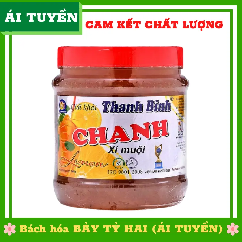 Chanh xí muội Thanh Bình hủ 900g