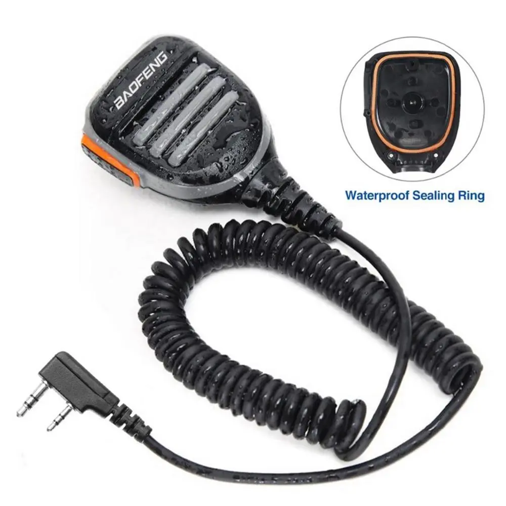PTT Remote Radio Speaker Mic Shoulder Mic for BaoFeng UV-5R UV5RA BF-888 Audio Walkie
