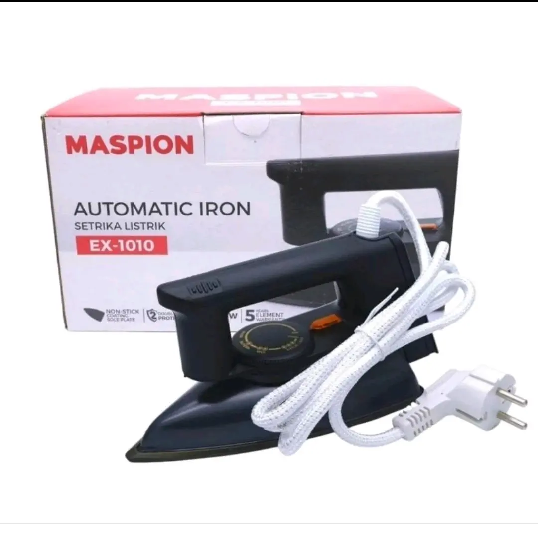 Setrika Maspion / Setrika Maspion EX - 1010 Hitam baju