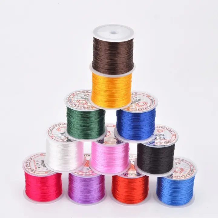 Dây chun lụa xâu vòng đá 10m 60m - Loại siêu bền - Giá sỉ - Làm đồ Handmade, xâu chuỗi đá