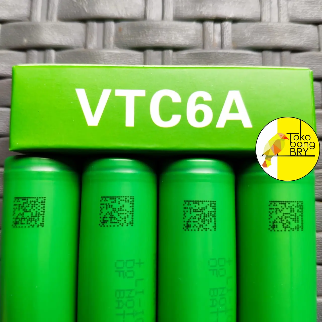 Original Battery VTC 6A - 18650 3000mAh - VTC6A Batre Baterai Batrai