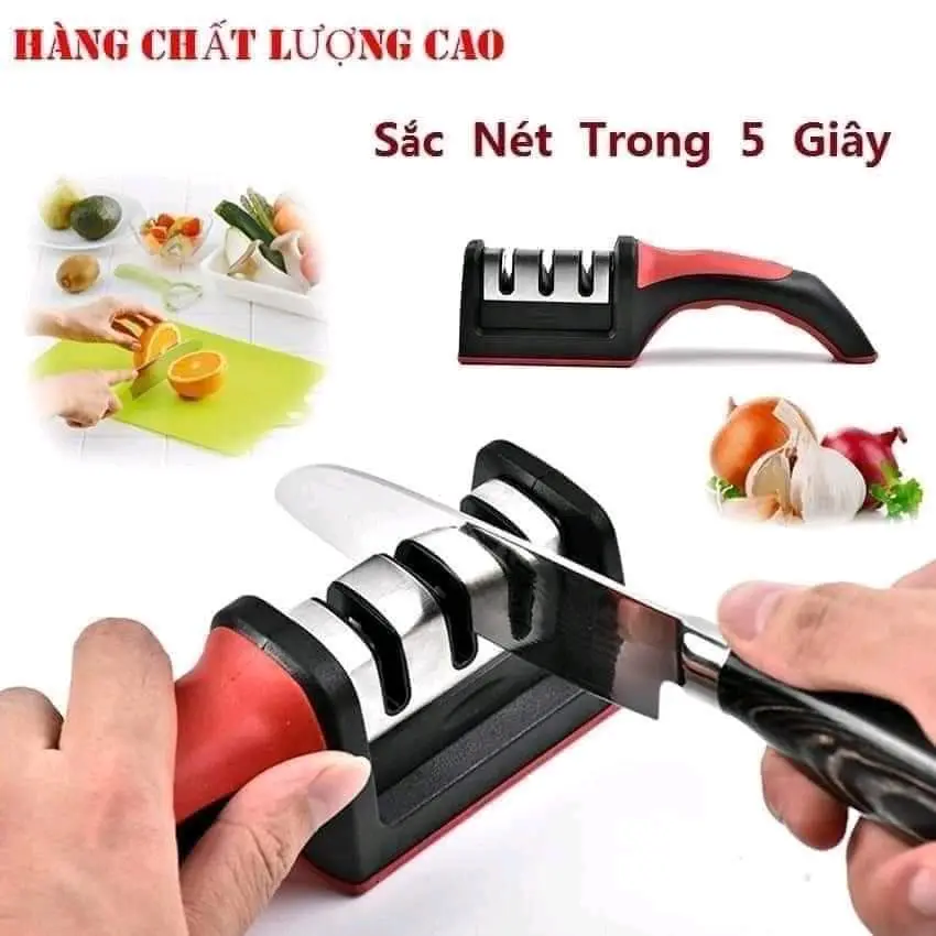 Dụng cụ mài dao kéo cầm tay Nhật Bản bằng thép không rỉ an toàn khi sử dụng