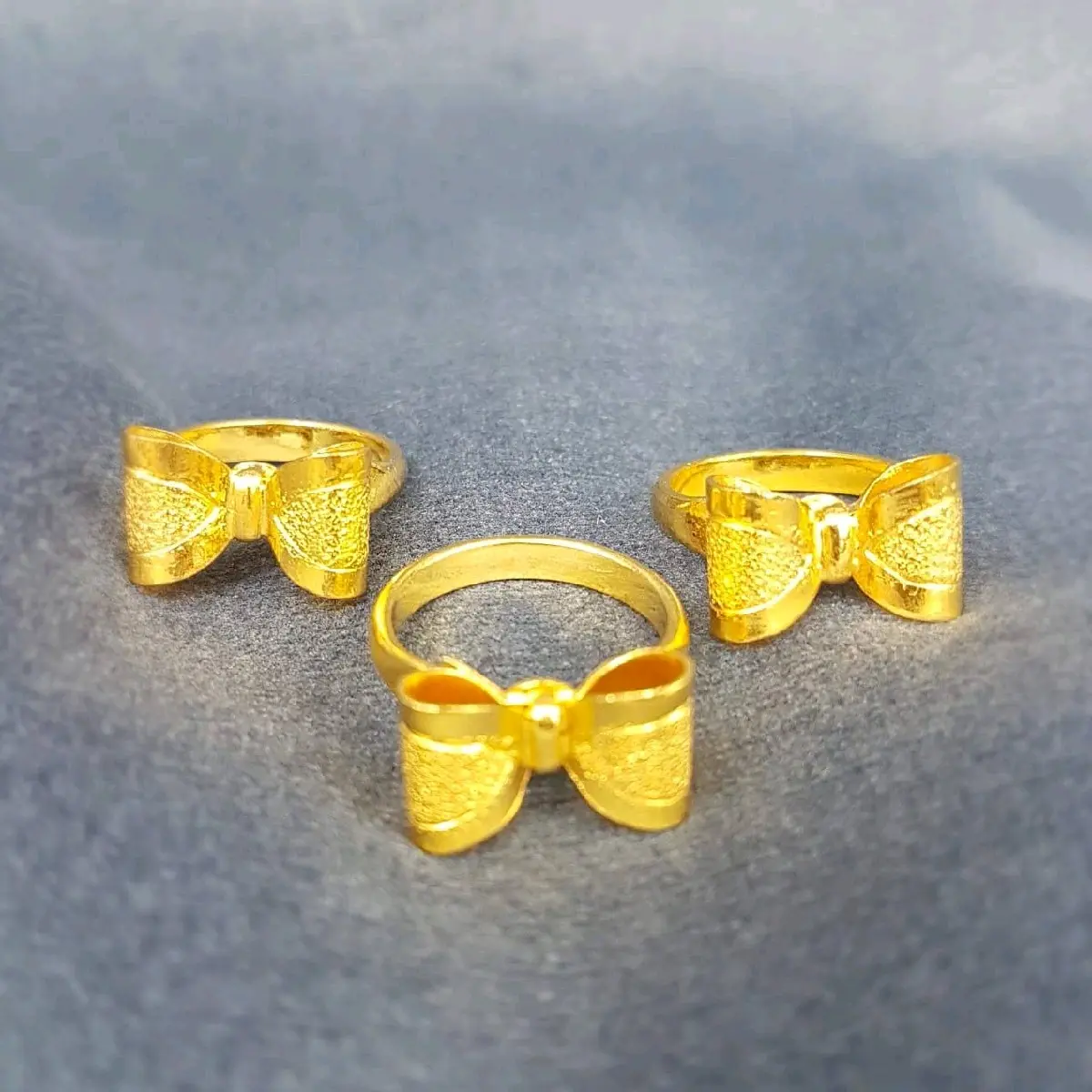 cincin replika emass 24k, model pita