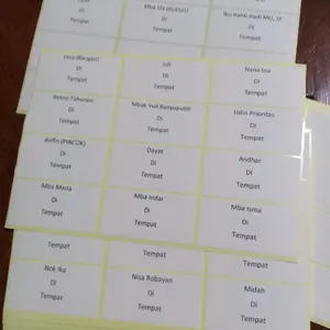 100 Label Nama 103 + 100 nama