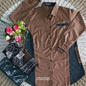 Setelan Santri Putri // Paket Santri Lengkap // Set Tunik+Sarung+Jilbab