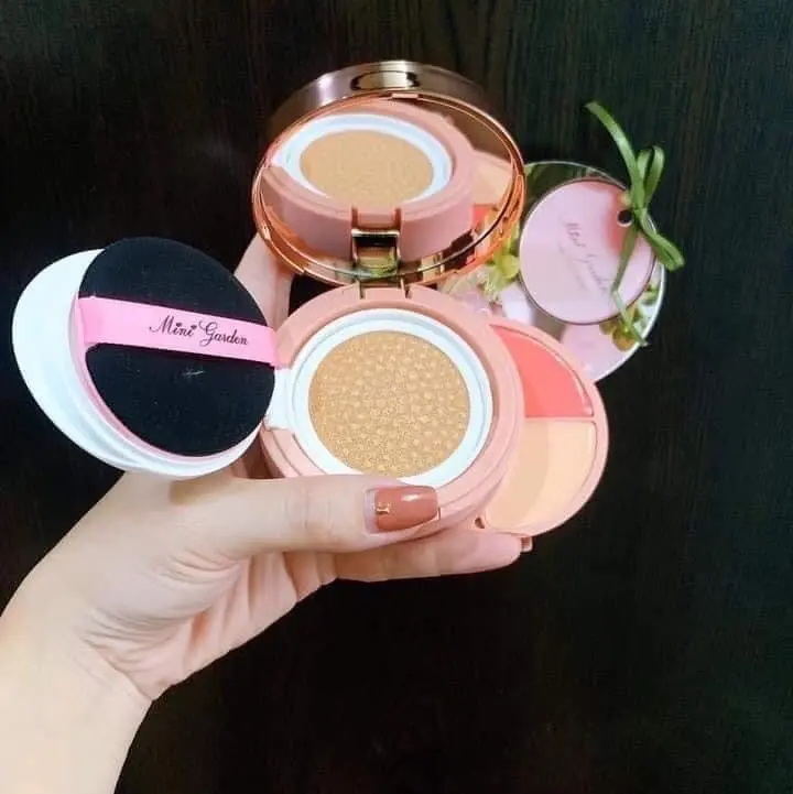 Cc Cushion ( Tặng Son Happy) phấn nước  3in1 Trang Điểm