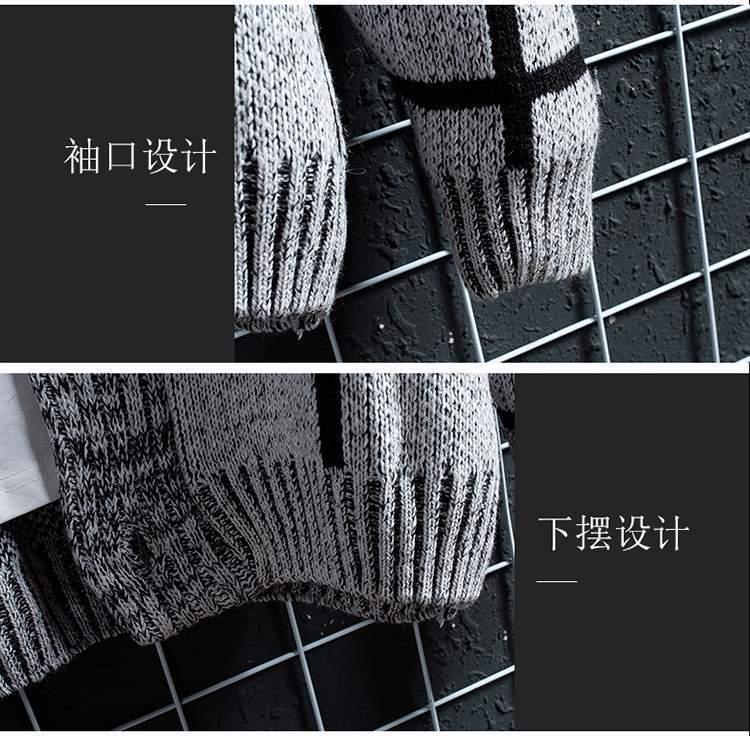 Product Introduction of [1345 People Praise] Knitted Cardigan Thickened Spring and Autumn New Men's Sweater Coat Korean Style Trendy Casual Sweater Autumn and Winter Jacket Parent 18