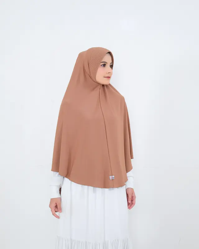 alfaeyza - Hijab Syar'i Bergo Instan Jersey Khadija Size XL 2