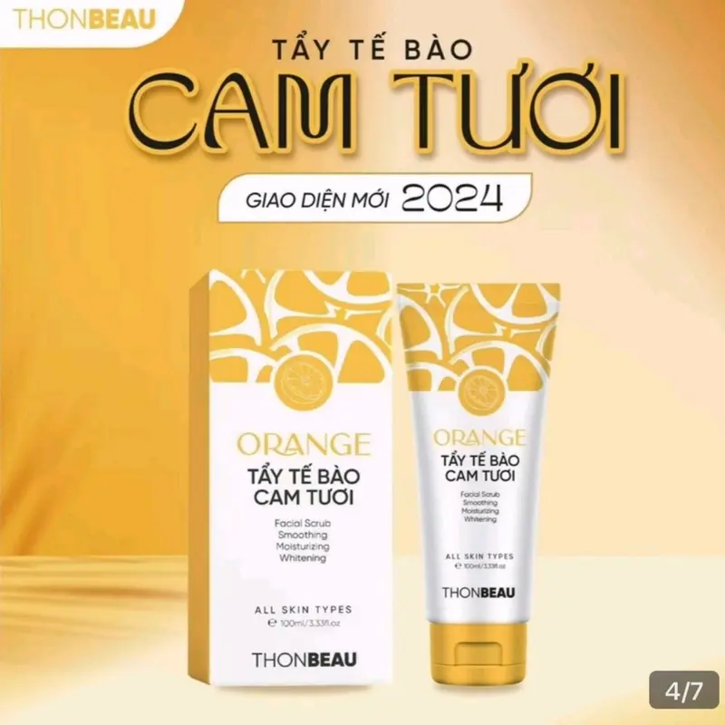 ORange  KEM TẨY DA CHẾT CAM TƯƠI -Chăm sóc Da làm đẹp Skincare 0
