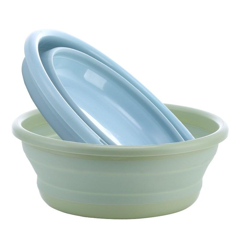 Folding Plastic Portable Washbasin, Silicone Glue Basin, Student Dormitory, Travel Outdoor Basin Xiado-Cb 4