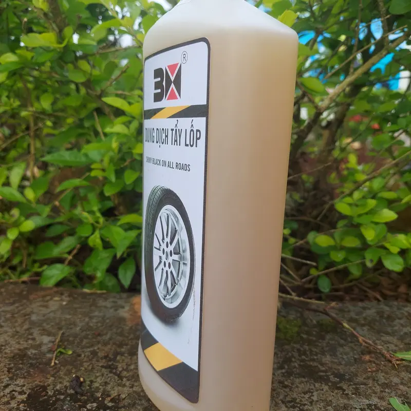 Dung Dịch Tẩy Lốp Ô Tô Chuyên Dụng 3X Chai 1 Lít 7