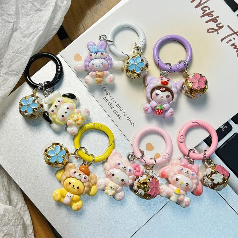 Cute Keychain Matching Cartoon Keychains Phone Charm Friend Gift ...